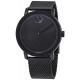 Watch Movado 3600562 Bold Black Dial Ion-Plated MeshMen