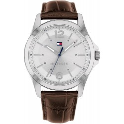 Watch Tommy Hilfiger 1791377 Men Brown Leather Strap