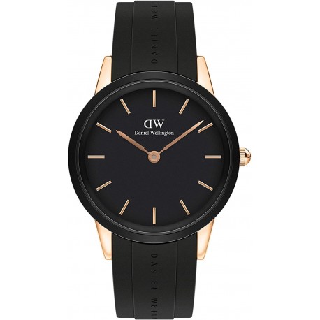 Watch Daniel Wellington DW00100426 Iconic Motion , Black Rubber Strap