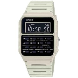 Watch Casio CA-53WF-8B Calculator Beige Digital Men Original New Classic CA-53