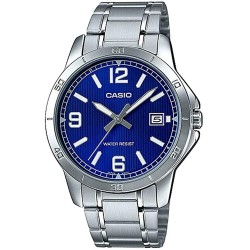 Watch Casio MTP-V004D-2BUDF Analog Quartz Silver Stainless Steel Men