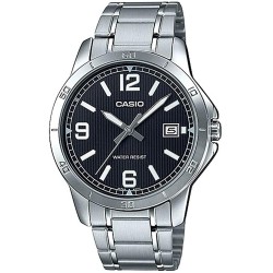 Watch Casio MTP-V004D-1B2UDF Analog Quartz Silver Stainless Steel Men