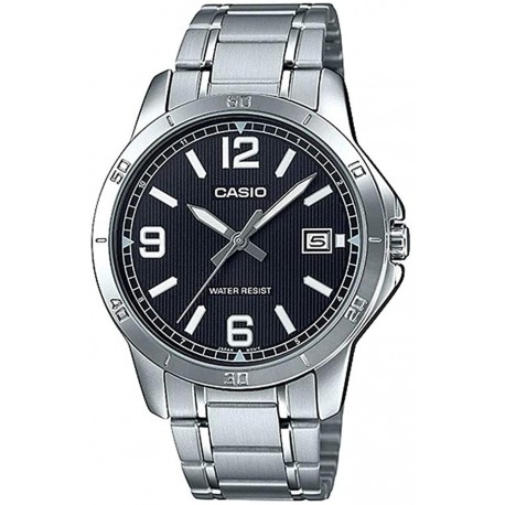 Watch Casio MTP-V004D-1B2UDF Analog Quartz Silver Stainless Steel Men