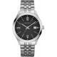 Watch 43B158 Caravelle Dress Quartz Men , Stainless Steel Silver-Tone