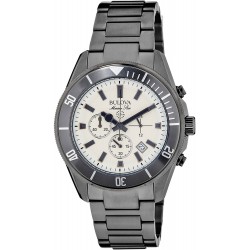 Watch Bulova 98B205 Men Analog Display Japanese Quartz Gray