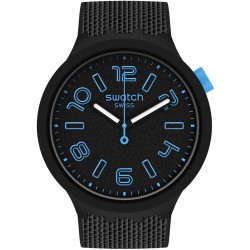 Watch SO27B118 Swatch Quartz Plastic Strap, Black, 24 Casual