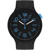 Watch SO27B118 Swatch Quartz Plastic Strap, Black, 24 Casual