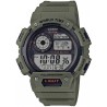Watch Casio AE-1400WH-3AVCF Men Classic Quartz Resin Strap, Green, 26.88 Casual
