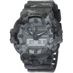 Watch Casio GA-700CM-8ADR (G825) Men G-Shock GA700CM-8A Matte Grey Rubber Japanese Quartz Sport
