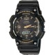 Watch Casio EAW-AQ-S810W-1A3V Men Tough (Solar Powered) Quartz with Resin Strap, Black, 21