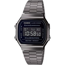 Watch Casio A168WEGG-1BEF Retro Unisex Digital Metal A168WEGG-1B Vintage