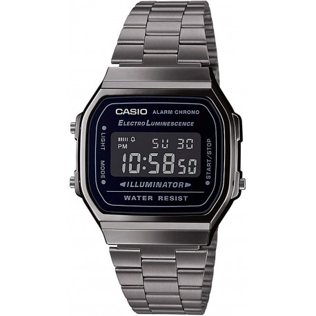 Watch Casio A168WEGG-1BEF Retro Unisex Digital Metal A168WEGG-1B Vintage