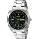 Watch Seiko SNKM97 Men Analog Green Dial Automatic Silver