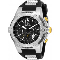 Watch Invicta 25472 Men Bolt Stainless Steel Quartz with Polyurethane Strap, Black, 30 (Model: 25472)