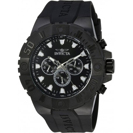 Watch Invicta 23973 Men Pro Diver 51mm Stainless Steel and Silicone Quartz , Black (Model: 23973)