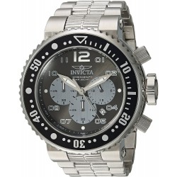 Watch Invicta 25073 Men Pro Diver Stainless Steel Quartz Diving with Stainless-Steel Strap, Silver, 14 (Model: 25073)
