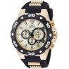 Watch Invicta Men Pro Diver 52mm Stainless Steel and Polyurethane Chronograph Quartz , Black/Gold, Blue/Gold, 30 (Model: 24681, 24682)