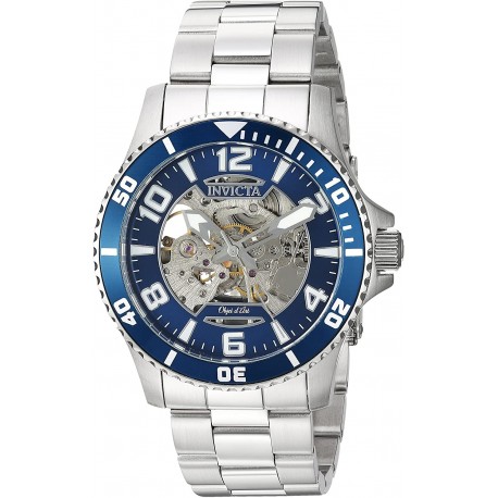 Watch Invicta 22603 Men Objet D Art Automatic-self-Wind 42mm with Stainless-Steel Strap, Grey, Silver, Gold 22 (Model: 22606, 22604, 22603)