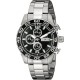 Watch Invicta 1012 Men II Collection Stainless Steel Black Dial
