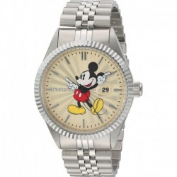 Watch Disney 22769 Invicta Men Limited Edition Quartz with Stainless-Steel Strap, Silver, 8 (Model: 22769)