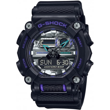 Watch Casio GA900AS-1A G-SHOCK Men Astro World GA900 Black/Blur