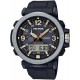 Watch Casio PRG-600-1CR Men PRO TREK Stainless Steel Japanese-Quartz with Resin Strap, Black, 23.77 (Model: PRG-600-1CR)