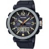 Watch Casio PRG-600-1CR Men PRO TREK Stainless Steel Japanese-Quartz with Resin Strap, Black, 23.77 (Model: PRG-600-1CR)