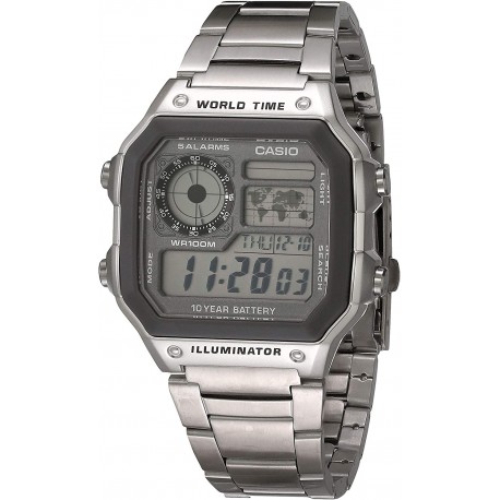 Watch Casio AE-1200WHD-7AVCF Men 10 Year Battery Quartz with