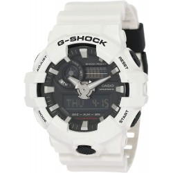 Watch Casio GA-700-7ADR (G742) Men G Shock GA700-7A White Resin Japanese Quartz Diving