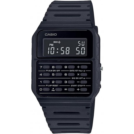 Watch Casio CA-53WF-1B Calculator Black Digital Men Original New Classic CA-53