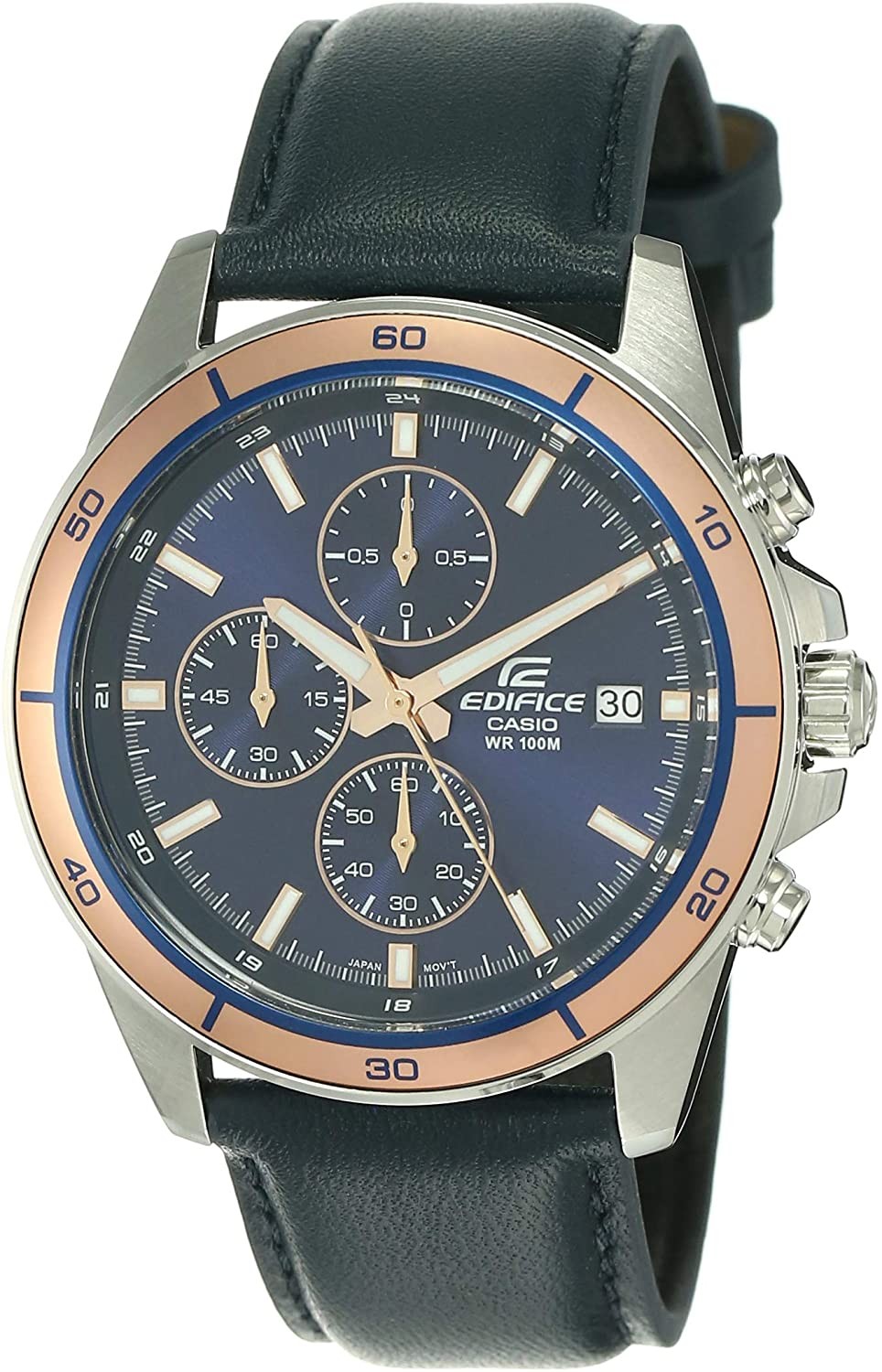 Inademen moersleutel fluctueren Watch Casio EFR-526L-2AVUDF (EX302) Men EFR526L-2A Edifice Blue - VELLSTORE