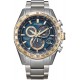 Watch Citizen CB5916-59L Men Eco-Drive PCAT Blue Dial Two-Tone