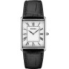 Watch Seiko SWR049 Men Stainless Steel Quartz Dress with Leather Strap, Black, 20 (Model: SWR049)