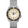 Watch Seiko SRPE75K1 5 Sports SRPE75 Men Stainless Steel Mesh Band 24 Jewels Day Date Automatic Watcvch