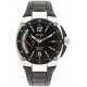 Watch Seiko SRG005P2 Men Sportura Stainless Steel Black Dial Automatic Leather Strap