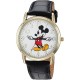 Watch Disney WDS000404 Men Mickey Mouse Analog-Quartz with Leather-Synthetic Strap, Black, 18 (Model: WDS000404)