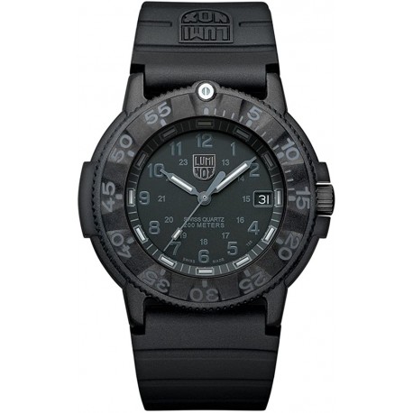 Watch Luminox 3001.BO Men Quartz Rubber Black Dial