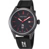Watch Nautica NAPHBF118 Men Quartz Silicone Strap, Black, 20 Casual (Model: NAPHBF118)