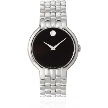 Watch Movado 606337-MH Men 606337 Classic Silver/Black Stainless Steel
