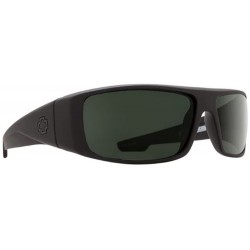 Sunglasses Spy Logan Matte Black With Happy Gray Green Polarized Lens