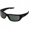 Sunglasses SPY Optic Dirty Mo Matte Black with Happy Grey Green Lens Sticker