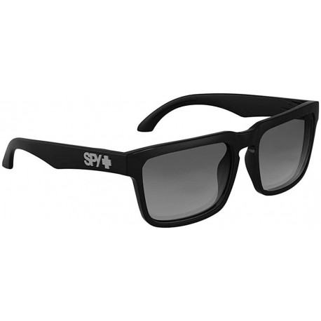 Sunglasses Spy Optic Helm Gloss Black w/ Grey Green Lens + Sticker