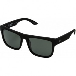 Sunglasses SPY Optic Discord Matte Black w/Happy Grey Green Lens + Sticker