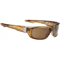Sunglasses Spy Dirty Mo - Optic Steady Series Polarized Sports Eyewear Brown Stripe Tortoise/Bronze / One Size Fits All