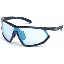 Sunglasses Adidas Sport SP 0002 92X Shiny Blue/Blue Lens To Grey Photocromatic
