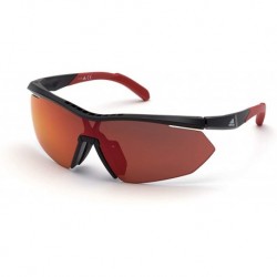 Sunglasses Adidas Sport SP 0016 01L Shiny Black/Roviex Mirror