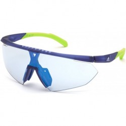Sunglasses Adidas Sport SP 0015 91X Matte Blue/Mirror