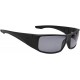 Sunglasses SPY Cooper XL, Rectangular Wrap , Color and Contrast Enhancing Lenses, Matte Black - Grey Polarized Lenses