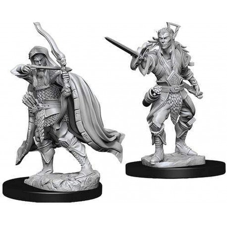 Action Figure Marvel D&D Nolzurs Marvelous Unpainted Miniatures: Wave 7: Elf Male Rogue
