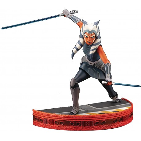 Action Figure Star Wars Kotobukiya Wars: The Clone Ahsoka Tano ARTFX Statue, Multicolor
